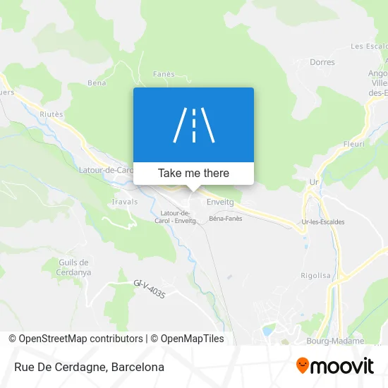 Rue De Cerdagne map