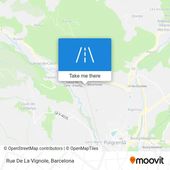 Rue De La Vignole map