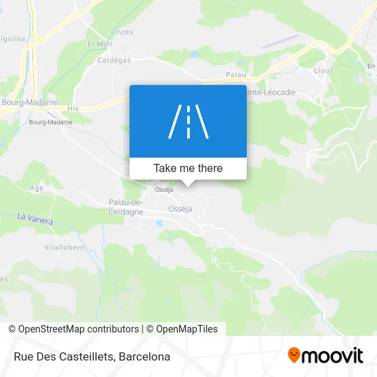 Rue Des Casteillets map