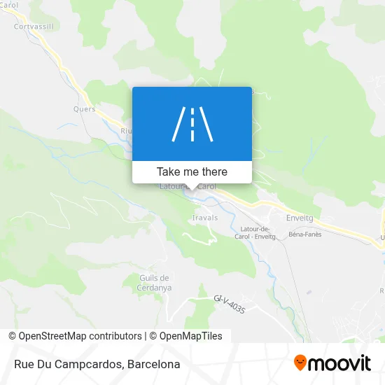 Rue Du Campcardos map