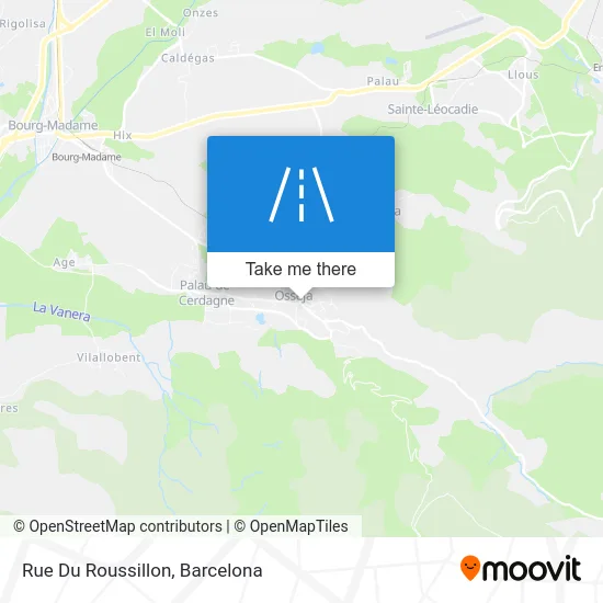 Rue Du Roussillon map