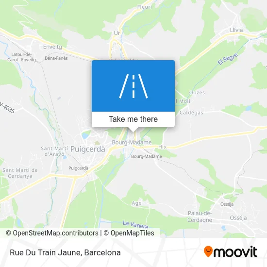 Rue Du Train Jaune map