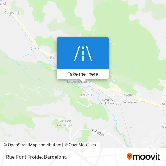 Rue Font Froide map