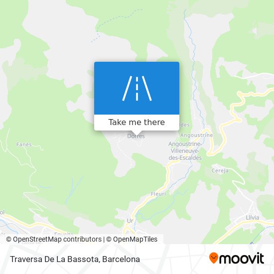 Traversa De La Bassota map