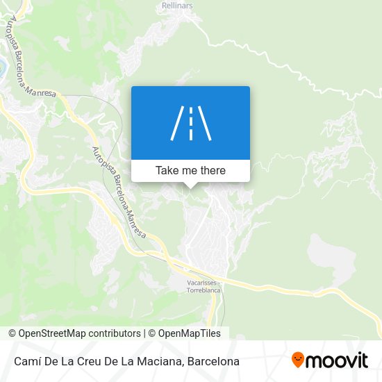 Camí De La Creu De La Maciana map