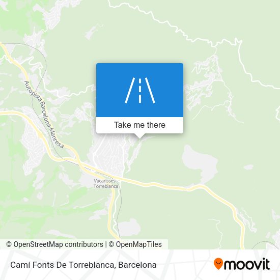 Camí Fonts De Torreblanca map