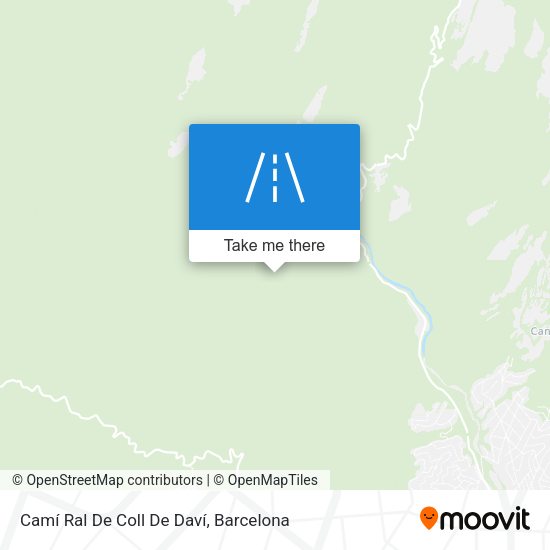 Camí Ral De Coll De Daví map
