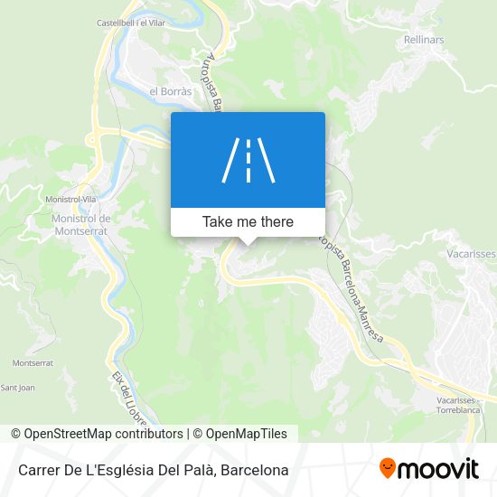 Carrer De L'Església Del Palà map