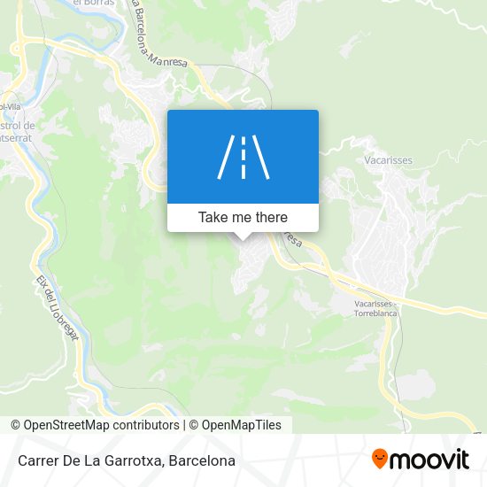 Carrer De La Garrotxa map