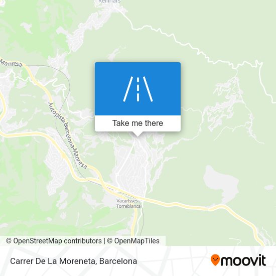 Carrer De La Moreneta map
