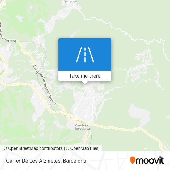 Carrer De Les Alzinetes map
