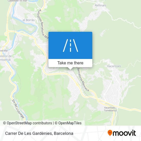 Carrer De Les Gardènies map