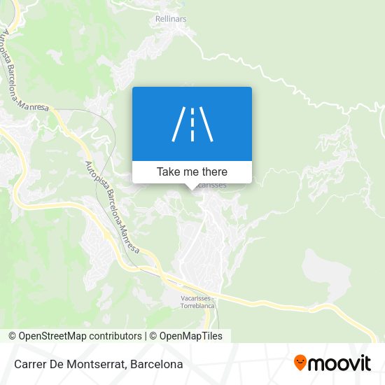 Carrer De Montserrat map