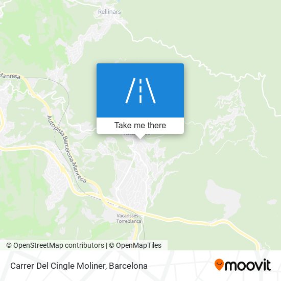 Carrer Del Cingle Moliner map