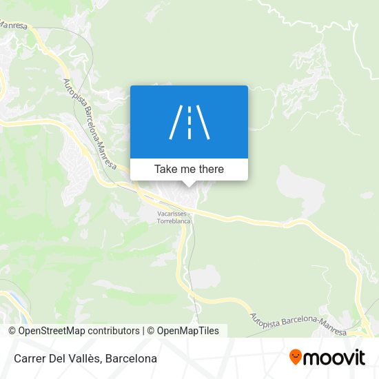 Carrer Del Vallès map