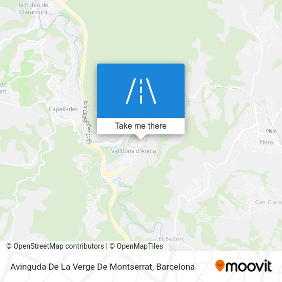 Avinguda De La Verge De Montserrat map
