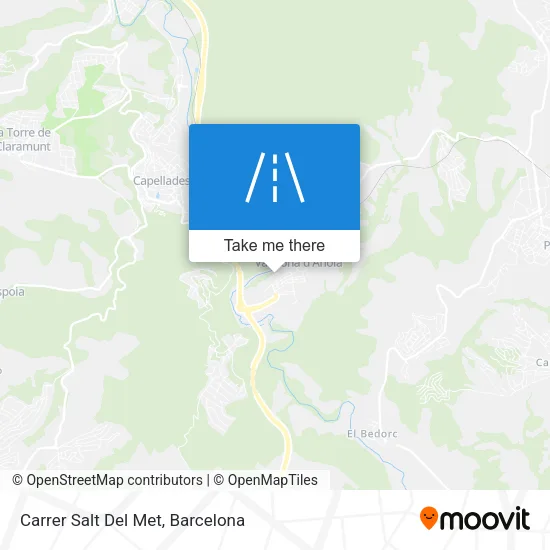 mapa Carrer Salt Del Met