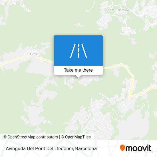 Avinguda Del Pont Del Lledoner map