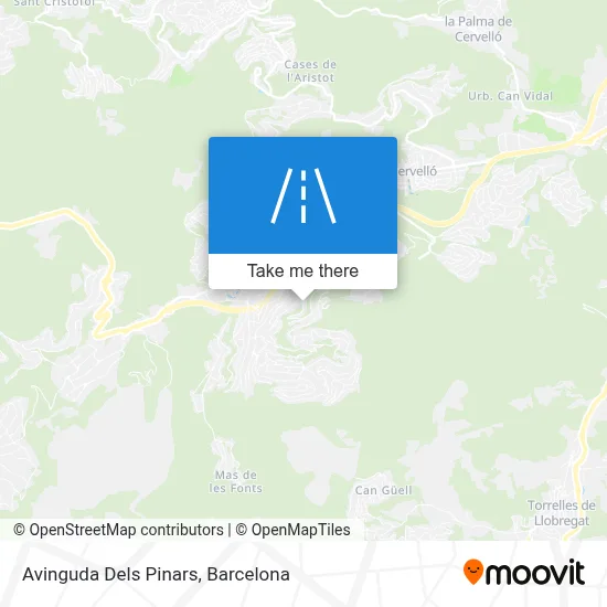 Avinguda Dels Pinars map