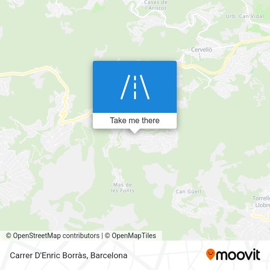 Carrer D'Enric Borràs map