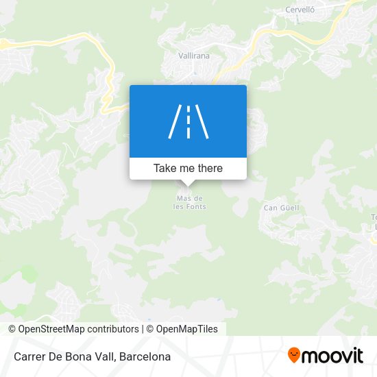 Carrer De Bona Vall map