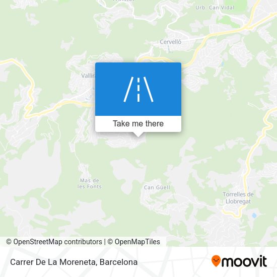Carrer De La Moreneta map