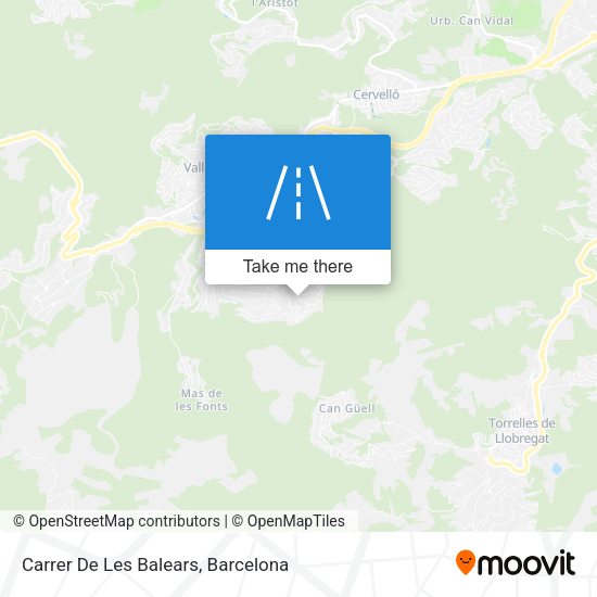 Carrer De Les Balears map