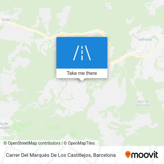 Carrer Del Marquès De Los Castillejos map