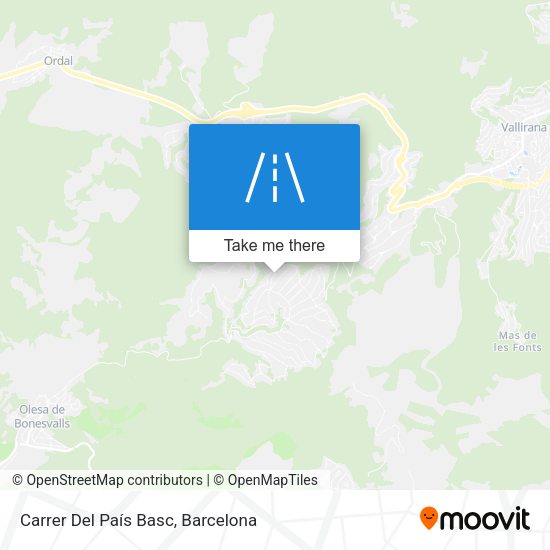 Carrer Del País Basc map