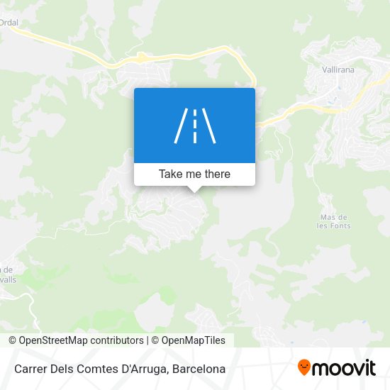Carrer Dels Comtes D'Arruga map