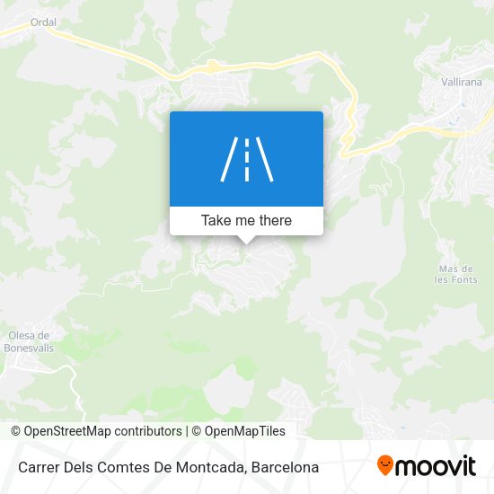 Carrer Dels Comtes De Montcada map