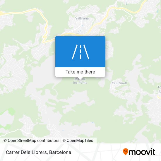 Carrer Dels Llorers map