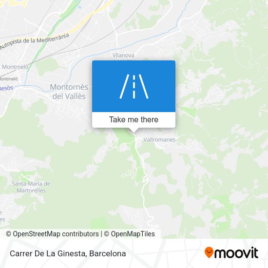Carrer De La Ginesta map