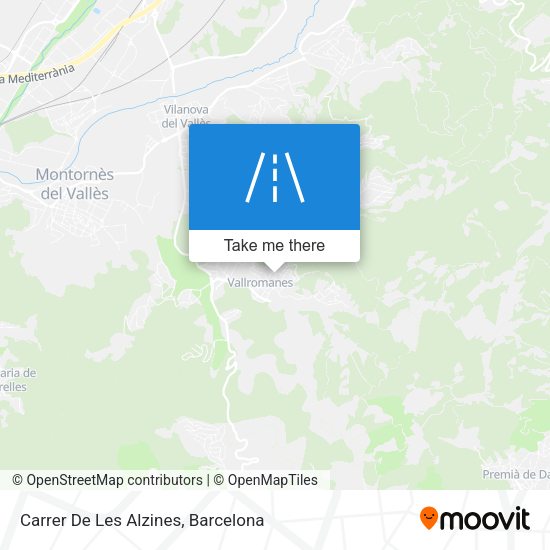 Carrer De Les Alzines map