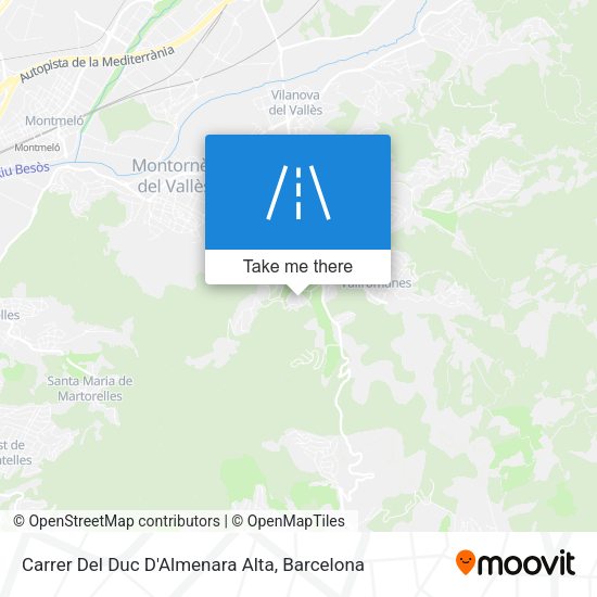 Carrer Del Duc D'Almenara Alta map