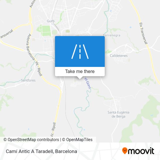 Camí Antic A Taradell map