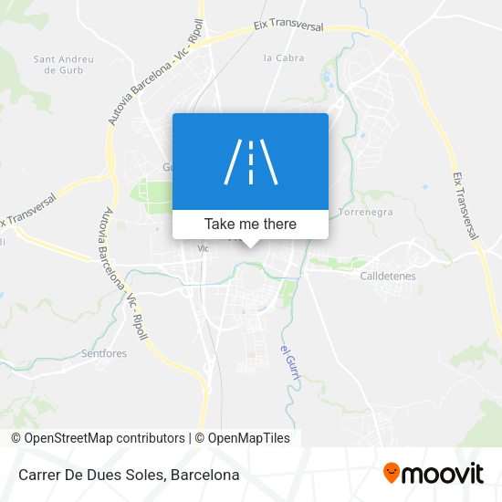 Carrer De Dues Soles map