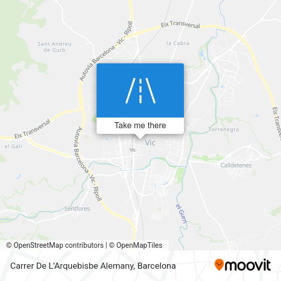 Carrer De L'Arquebisbe Alemany map