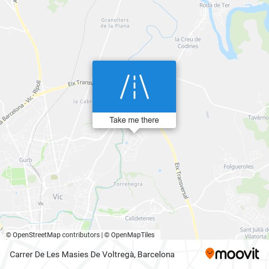 Carrer De Les Masies De Voltregà map