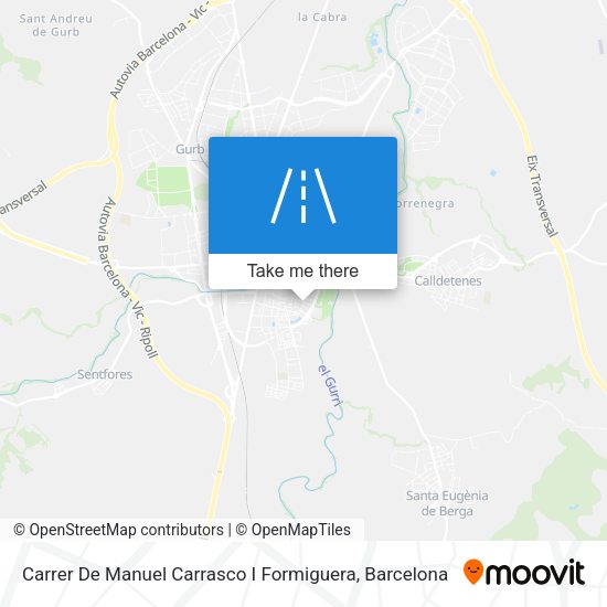 Carrer De Manuel Carrasco I Formiguera map