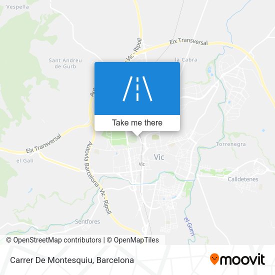Carrer De Montesquiu map