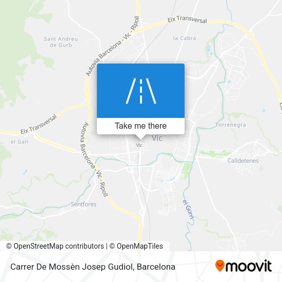 Carrer De Mossèn Josep Gudiol map