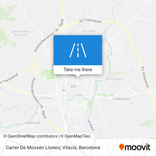 Carrer De Mossèn Llorenç Vilacís map