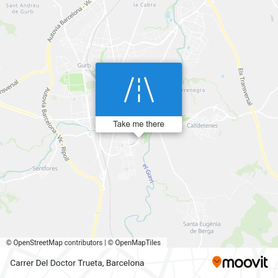 Carrer Del Doctor Trueta map