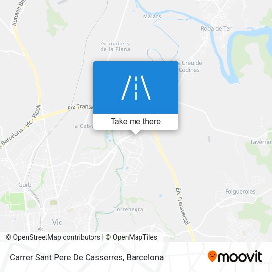 Carrer Sant Pere De Casserres map