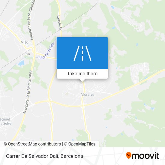 Carrer De Salvador Dalí map