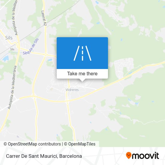 Carrer De Sant Maurici map