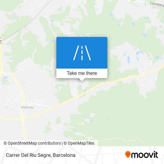 Carrer Del Riu Segre map