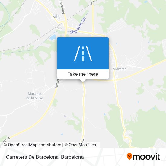 Carretera De Barcelona map