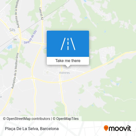 Plaça De La Selva map